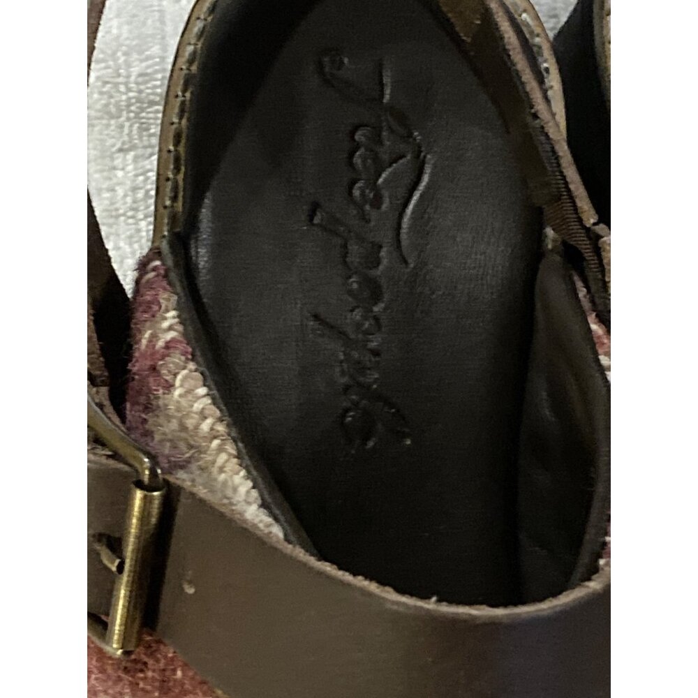 Free People Astrid Platform Clogs Mule in Mulberry Mix - Women's Size 11 US New - Picture 6 of 7